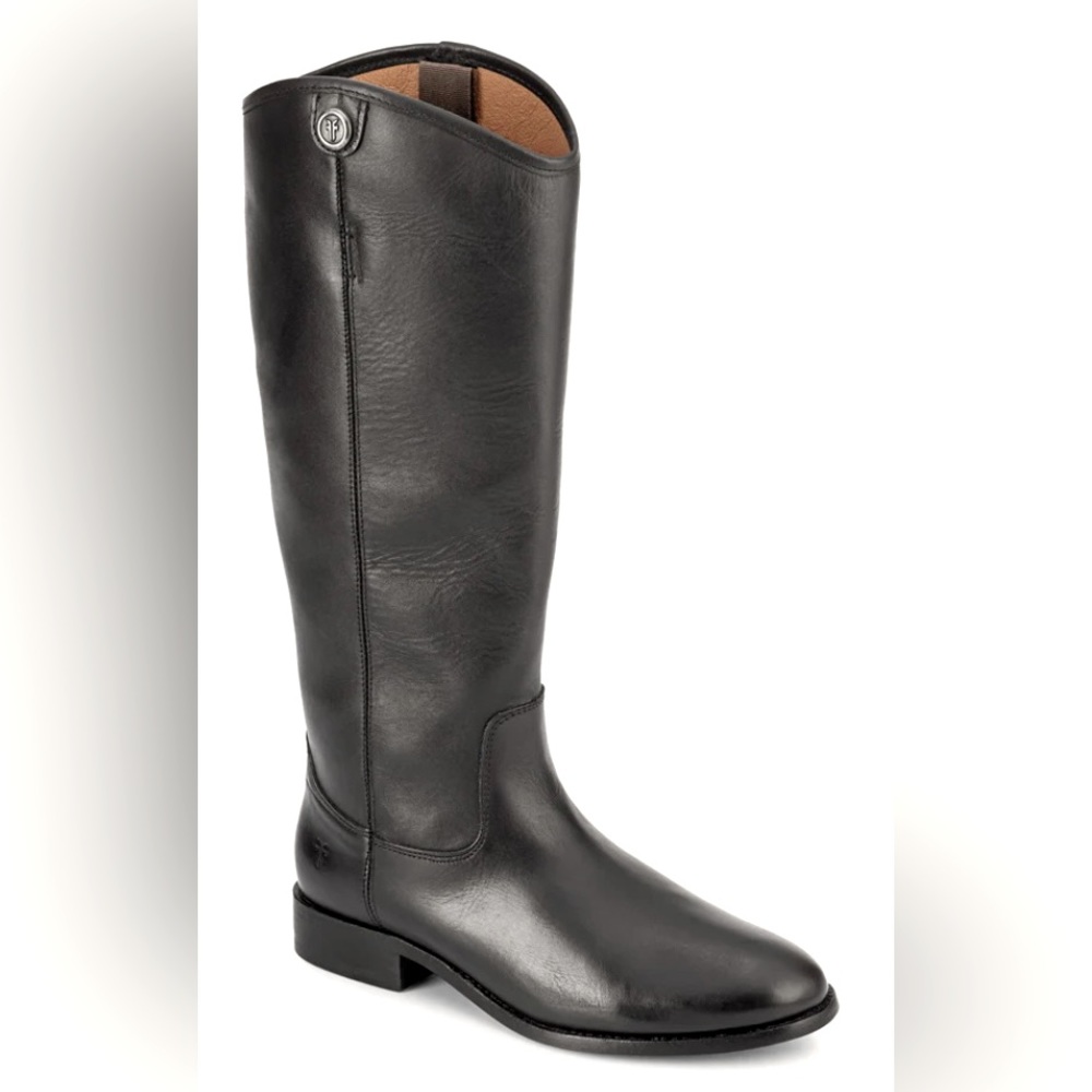 Frye Black Melissa Button Boots